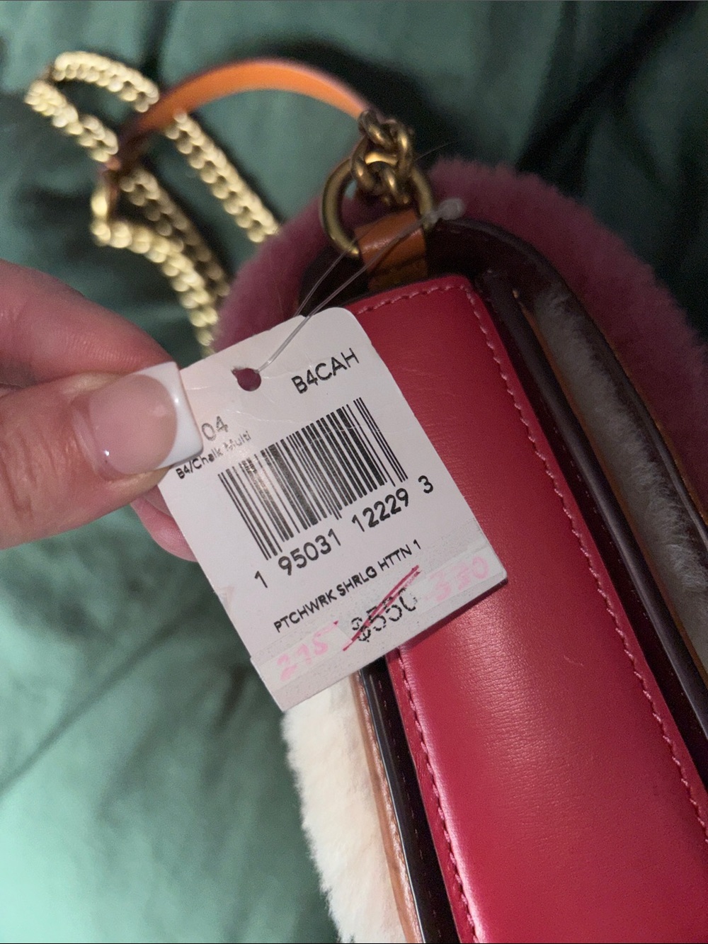Coach Shearling Hutton Pink - Picture 4 of 10